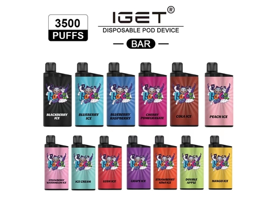 IGET-Bar 3500 Rookwolken Gemengd Bessenroomijs 20 pen van de vloeibaar-Capaciteits de beschikbare vape van fruitaroma's 12ml
