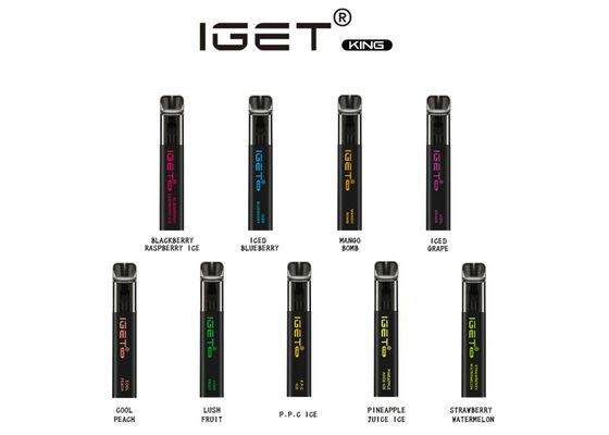 25 Smakelijke 2600 Rookwolken 6,0% van het Aromafruit Koning van de Pen e-Cigs Iget van Nicotine de Beschikbare Vape