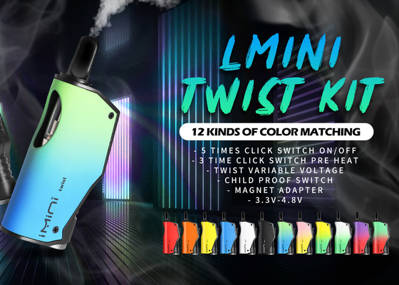 Van de Doosmod. de Magnetische CBD van de Iminidraai 500mAh Variabele van de de Patroonbatterij 3.3V-4.8V