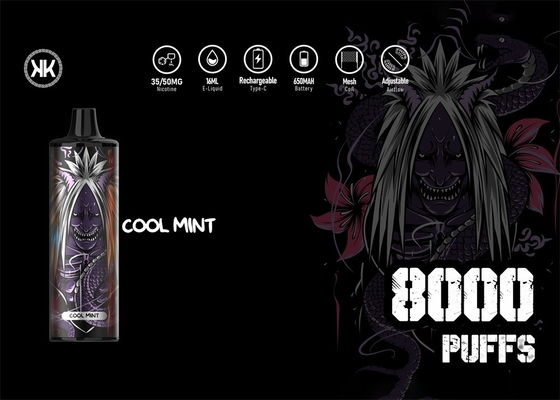 Van de de Pen17ml Navulbare Energie van EPOD Beschikbare Vape Maximum e-Sigaret 8000 de Sappige Smaak van de Rookwolken5% Nicotine