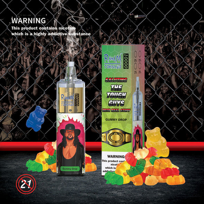 10000 Rookwolken Nic Salt Disposable Vape Rechargeable 12 het Apparaat van de Aroma'ssigaret