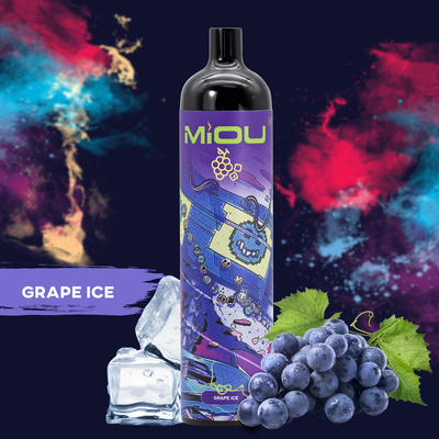 Vlot Aroma Miou 9000 Apparaat van de de Batterijpeul van Rookwolken het Beschikbare Vape 20ml Grote