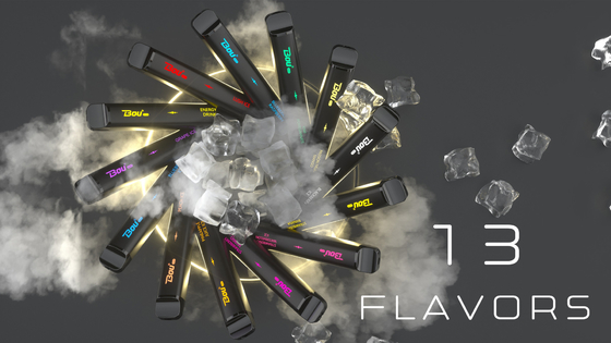 Wegwerpproduct 3000 puft BOU-BARrook 5% Nic 1350mAh 13 Aroma's 10ml E Cig