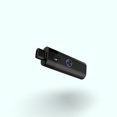 Zichtbaar venster 2,0 mm oliegatgrootte 3 ml CBD-vape-pen met 350 mAh-batterij