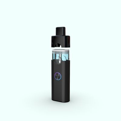 Zichtbaar venster 2,0 mm oliegatgrootte 3 ml CBD-vape-pen met 350 mAh-batterij