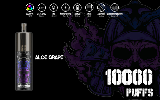 Super Grote 10000 Rookwolken Beschikbare Vape Kit, KK Energy 17ml Vloeibare Epod Vape
