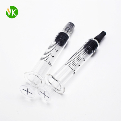 Capaciteit van het Slotspuiten 0.5ml 1ml 2.25ml van Luer van het Pyrexglas de Materiële
