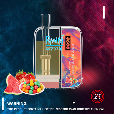 Hoge Manierstijl RandM Crystal Disposable 4600 Rookwolken Vapes met 12 Aroma's 10ml