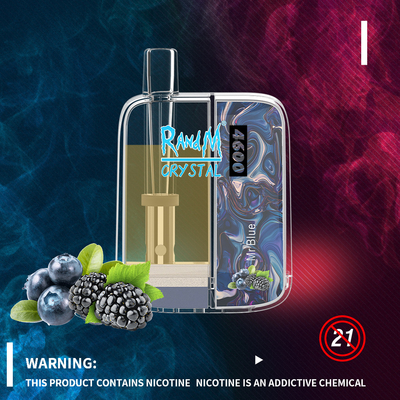 Origineel Kristal 4600 van RandM Vape Pen van rookwolken de Beschikbare Vape met Diverse Aroma's