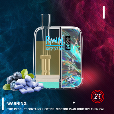 Kristal 4600 Rookwolkenpremie Vape Pen Disposable Nic Salt van 10ML RandM 12 Aroma's