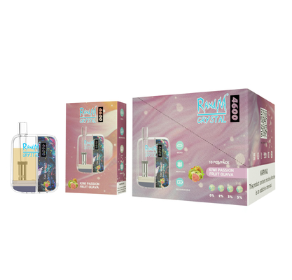 Kristal 4600 Rookwolkenpremie Vape Pen Disposable Nic Salt van 10ML RandM 12 Aroma's