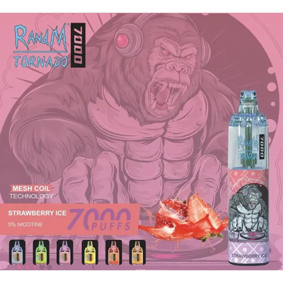 Fumot RandM Tornado 53 smaken 5% nicotine wegwerp Vape Pen 850 mAh 8000 puffs 14 ml