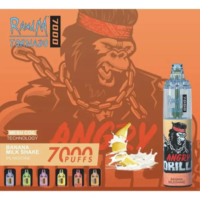 Tornado 7000 Rookwolken14ml RandM Beschikbaar Vape Apparaat 45 Kleuren