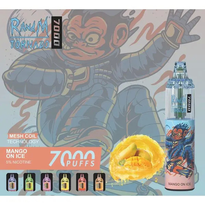 Tornado 7000 Rookwolken14ml RandM Beschikbaar Vape Apparaat 45 Kleuren