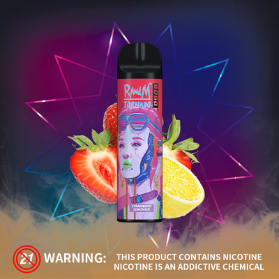 Tornado 8000 Rookwolken Nic Salt 31 van 850mah RandM de Sigaret van Aroma'svape Pen Portable Disposable Rechargeable E
