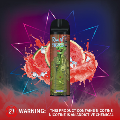 Tornado 8000 Rookwolken Nic Salt 31 van 850mah RandM de Sigaret van Aroma'svape Pen Portable Disposable Rechargeable E