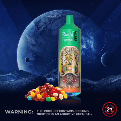 Tornado 9000 Pen van Vape van de Rookwolke de Vloeibare RandM Vlakke Peul Pen van de het Ijsverstuiver van 18 ml de Weelderige