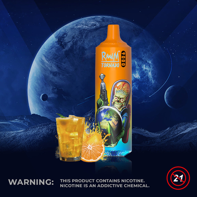 Tornado 9000 Pen van Vape van de Rookwolke de Vloeibare RandM Vlakke Peul Pen van de het Ijsverstuiver van 18 ml de Weelderige