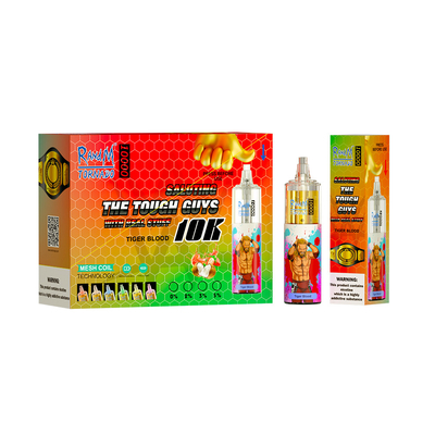 Grote van de Tornado Beschikbare Vape van E Cig RANDM Pen 20 Aroma's 10000 Rookwolken 20 ml