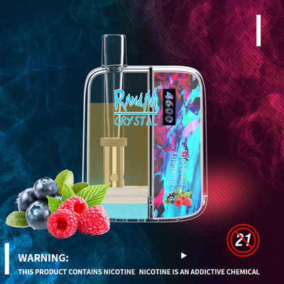 Slank Kristal 4600 van Doos Beschikbaar Vape RandM de Draagbare Verstuiver van de rookwolken10ml Premie