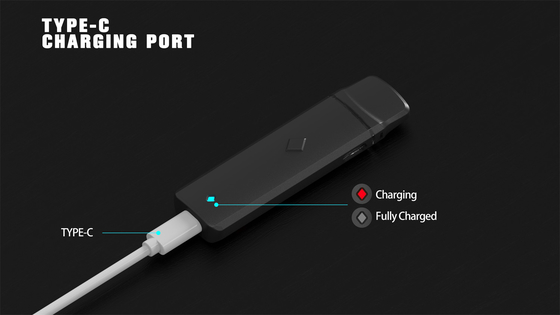 2 ml wegwerppatroon 2 in 1 Dual Flavour Vaporizer Pod-apparaat met Type-C-oplader