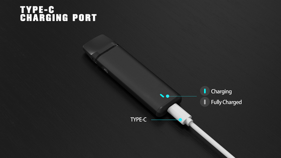 2 ml wegwerppatroon 2 in 1 Dual Flavour Vaporizer Pod-apparaat met Type-C-oplader