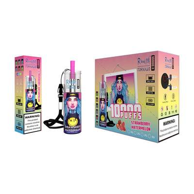 5% Nicotine 20 ml Vloeibare capaciteit Fruit Ice Juice Lekker 14 smaken Fumo Tornado 10000 puffs Plus Wegwerp Vape