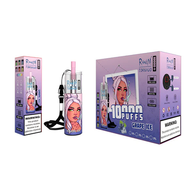5% Nicotine 20 ml Vloeibare capaciteit Fruit Ice Juice Lekker 14 smaken Fumo Tornado 10000 puffs Plus Wegwerp Vape