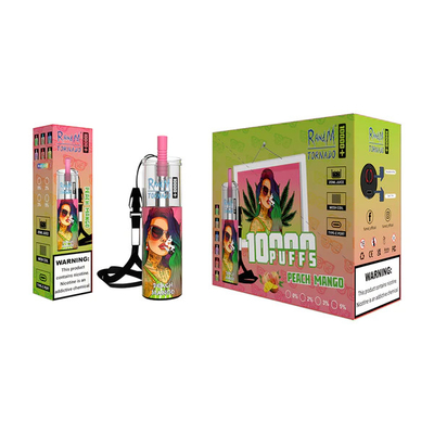 5% Nicotine 20 ml Vloeibare capaciteit Fruit Ice Juice Lekker 14 smaken Fumo Tornado 10000 puffs Plus Wegwerp Vape
