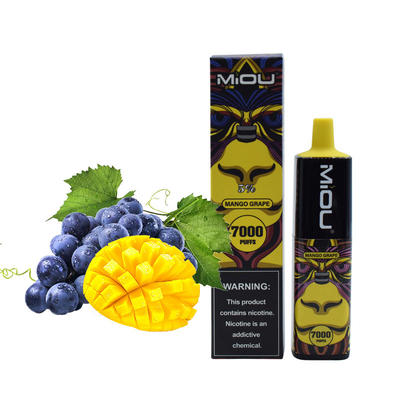 Het hete verkopen Miou 7000 rookwolken5% nicotine Draagbaar Beschikbaar E -e-cig Vape