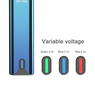 Hoog - kwaliteitsdouane 300 Mah 2ml verwarmt Knoopcbd Beschikbaar Vape Pen Pod No Leak Adjustable Voltage voor