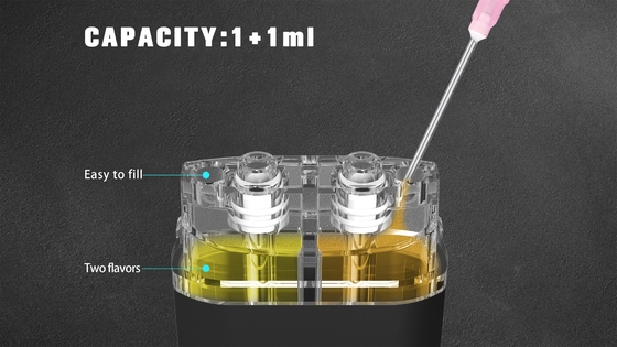 Groothandel Leeg Dual Flavour Vape Pen Type C Charger Port 280mAh Battery E-Cig Vaporizer