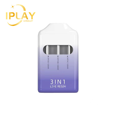 Nieuwste nieuwe aankomst 3 in 1 3 ml capaciteit wegwerp Pod Vape cartridge met Micro USB oplaadpoort