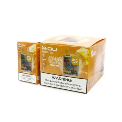 Warm verkoop Miou V3 20 smaken wegwerp Vape Display Scherm 12000 puffs Nicotine E Cig Vape