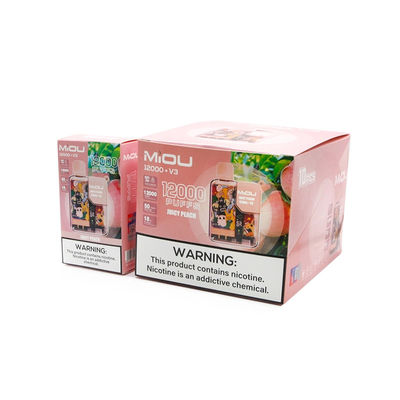 Warm verkoop Miou V3 20 smaken wegwerp Vape Display Scherm 12000 puffs Nicotine E Cig Vape