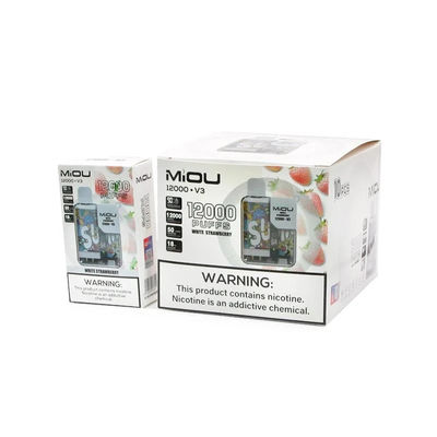 Warm verkoop Miou V3 20 smaken wegwerp Vape Display Scherm 12000 puffs Nicotine E Cig Vape