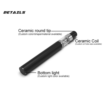 De bovenkant die 280mah-batterij0.3ml minicbd vullen vape sluit pen van de cbdolie van D7 de beschikbare lege op