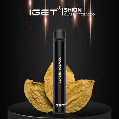 Het Beschikbare Vaping Apparaat van het kolaijs IGET SHION, 600 de Dampsigaretten van de Rookwolkendouane