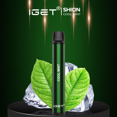 Het Beschikbare Vaping Apparaat van het kolaijs IGET SHION, 600 de Dampsigaretten van de Rookwolkendouane