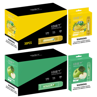280mah Watermelom IGET Vape Beschikbare JANNA Vape Pen 450 Rookwolken