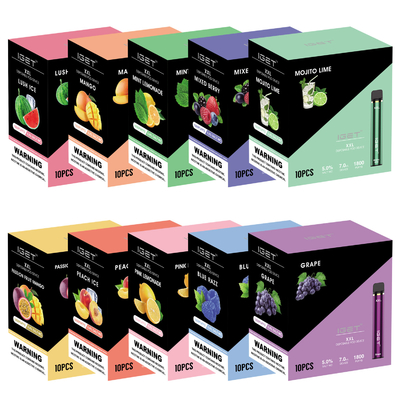 Authentieke Iget 1800 Rookwolk Draagbare Peul Vape, Rokende de Verstuiverpen van 7ml XXL