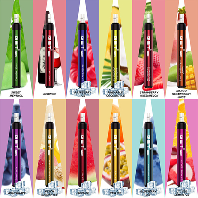 Beschikbare Minie Sigaret 1200 Rookwolken 4.8ml van 650mAh IGET Vape