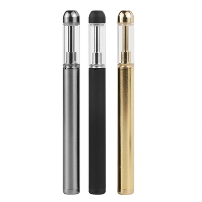 Metaal om Tank van het Uiteindecbd de Beschikbare Vape Pen Ceramic Coil Heating 0.5ml Glas