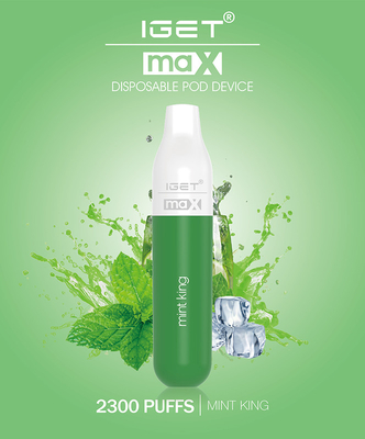 2300 Gekleurd Draagbaar van de Rookwolken8.0ml IGET Vape Beschikbare Peul