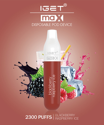 2300 Gekleurd Draagbaar van de Rookwolken8.0ml IGET Vape Beschikbare Peul