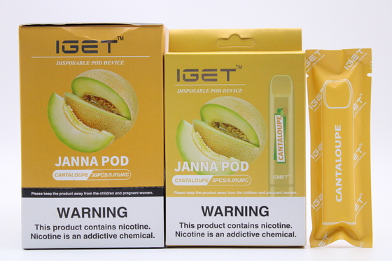 Originele IGET JANNA Vape Pen 450 Rookwolkeniget E Vloeibare Elektronische Sigaret