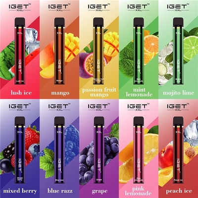 IGET PLUS de Beschikbare Nicotine van Uitrustings650mah 1200 Rookwolken 4.8ML 5%