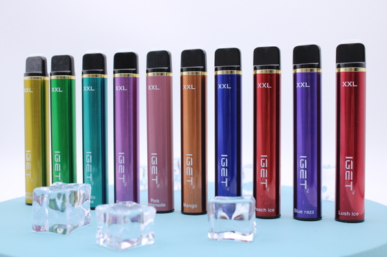In het groot Sigaret IGET Vape IGET 1800 de Batterij Beschikbare Nicotine Vape van XXL 900mah