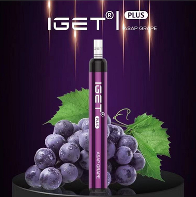 De Sigaret Iget van 100% Authent Iget Iget E plus 1200 Rookwolken4.8ml 5% Nicotine