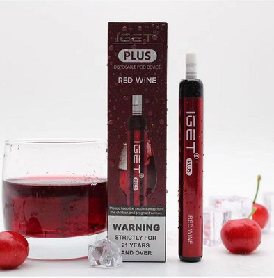 De Sigaret Iget van 100% Authent Iget Iget E plus 1200 Rookwolken4.8ml 5% Nicotine